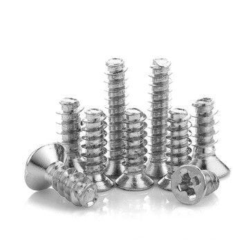 Stainless Steel SS304 M1.7 M2 M2.6 M3 M4 Cross Recessed Phillips Self-tapping Screw Countersunk Flat Head Self Tapping Screw